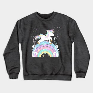 Isolated Starry Unicorn Crewneck Sweatshirt